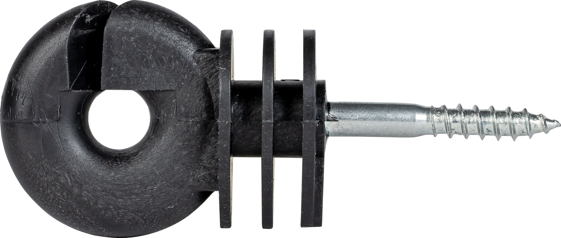 Ringisolator mit selbstschneidendem Holzgewinde, 6 mm Schaft (25 Stück/Pack)