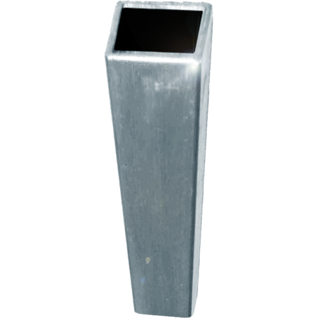 Rohr Quadrat 60 x 60 x 2 mm 6,00 m Stange, verzinkt für Trägergestell flex. Liegeboxenbügel