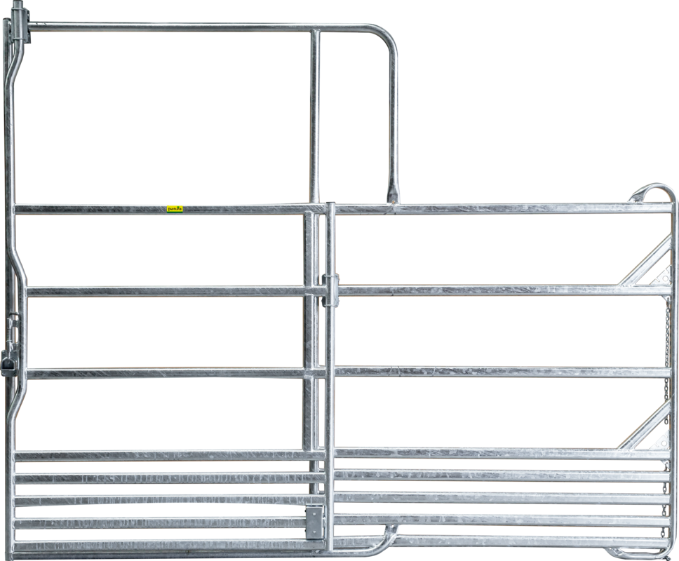 Sicherheits-Pferde-Panel mit Schiebetor 3,00 m, Höhe 2,50 m