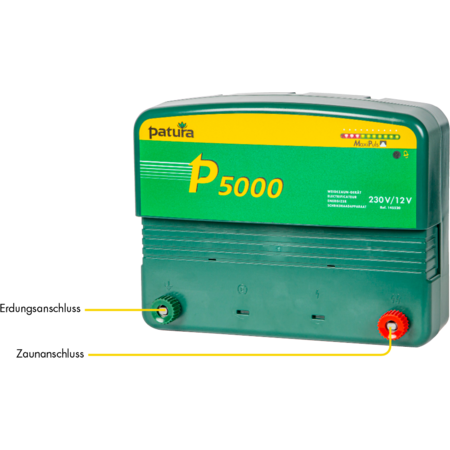 P5000, Weidezaun-Kombigerät, 230V/12V mit MaxiPuls-Technologie