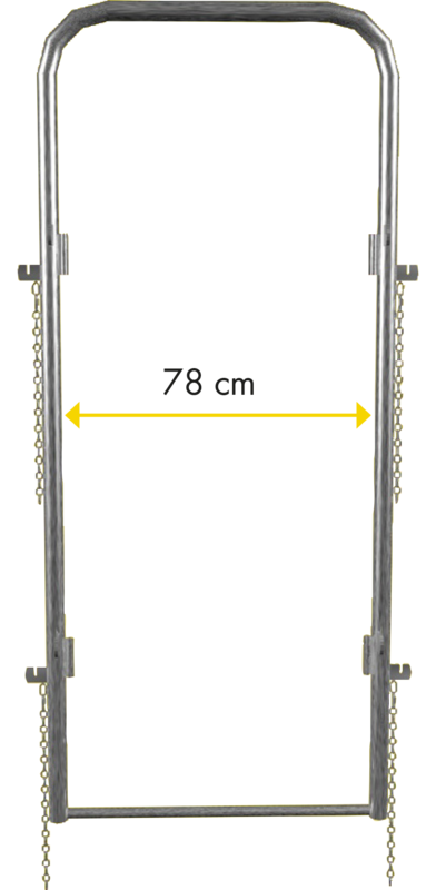 Rahmen für Treibgang Breite 0,88 m, Höhe 2,05 m, vz