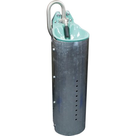 Steel Post for Mod. 25R height 80 cm, galv.