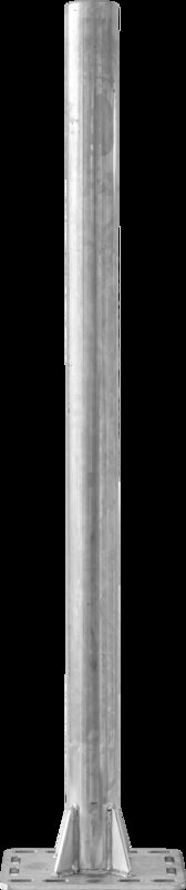 Poteau inox d=102 mm, L = 1,95 m