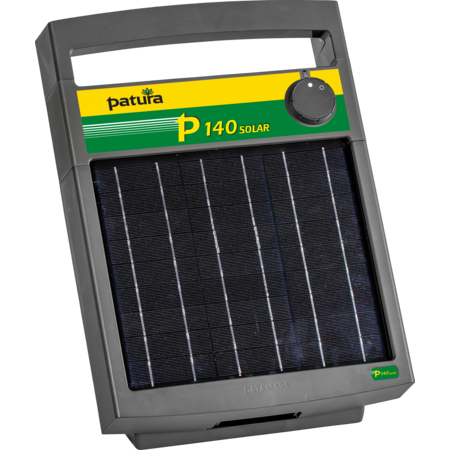 P140 Solar Energiser with integrated 9.6W solar panel