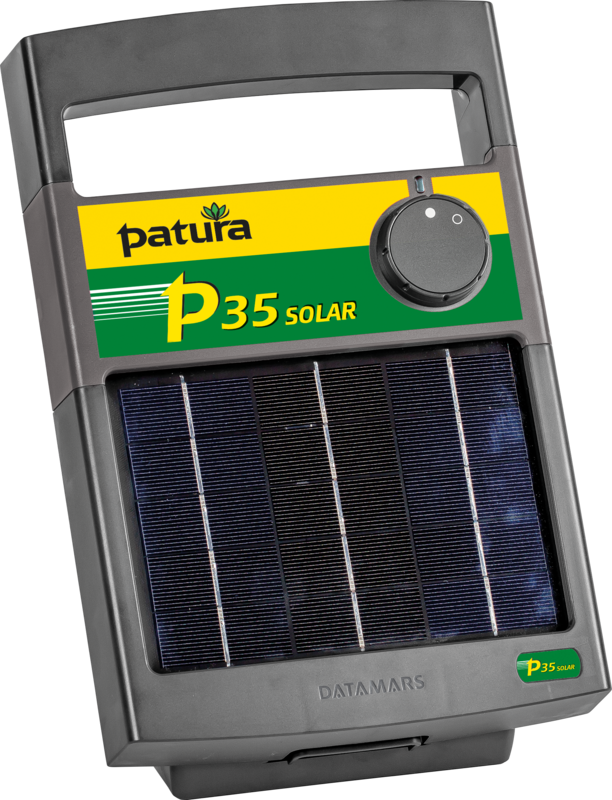 P35 Solar, Electrificateur avec module solaire 3W, batterie 6V/4Ah