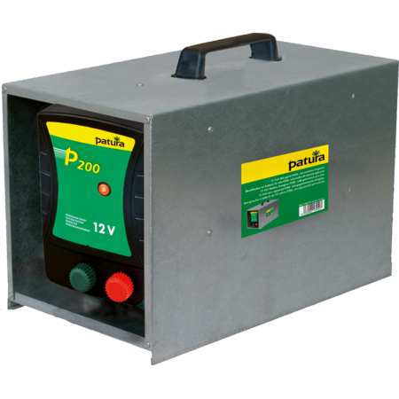 P200, schrikdraadapparaat voor 12 V batterij met draagbox