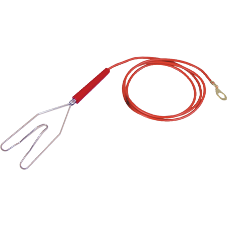 Fence Lead Connector with Heart Clip and Eyelet (qty 1)
