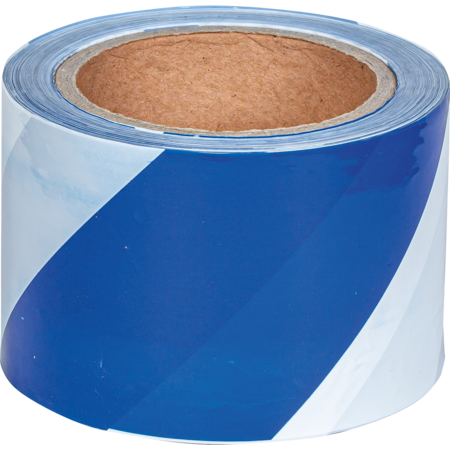 Signal tape blue/white on both sides, 100 m