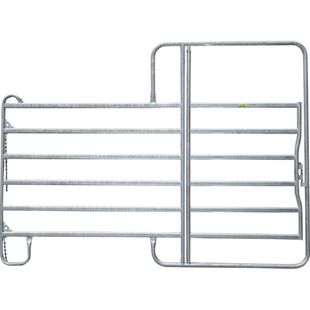 Panel with Gate, Compact 2.40 m Width 2.40 m, H = 2.20 m, galv.