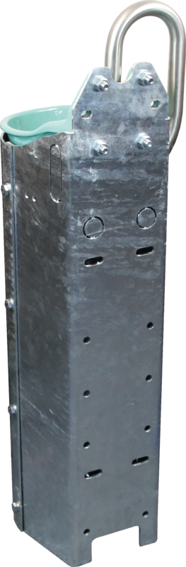 Steel Post for Mod. 25R height 60 cm, galv.