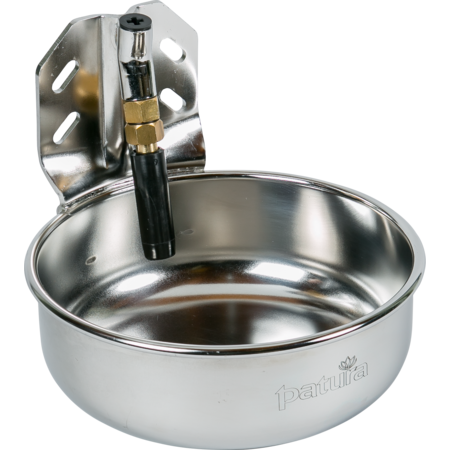 Pipe Valve Bowl Compact, stainless steel 1/2" hookup from above