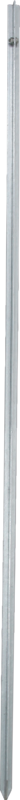 Erdstab, 2,0 m lang, verzinkter T-Stahl 30 x 30 x 4 mm inkl. Edelstahlanschlussschraube