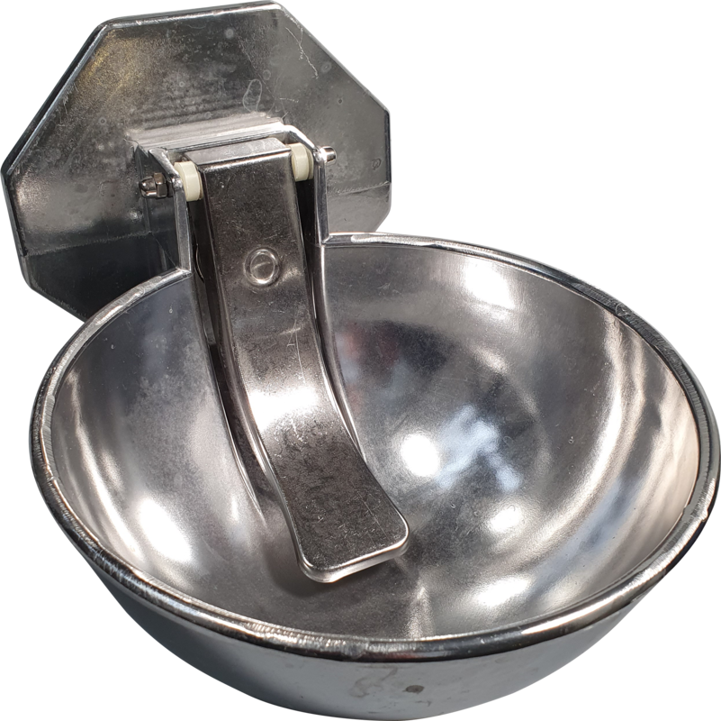 Add-On Drinking Bowl Compact, for water containers, aluminium