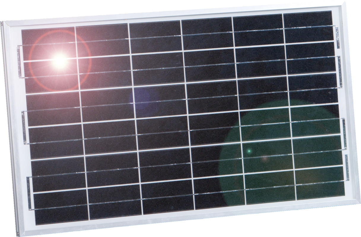 Module solaire 25 W, avec support univ.