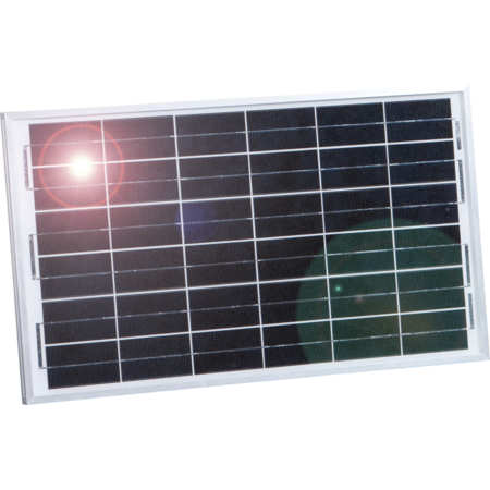 Solar Panel 25 W, with universal mounting bracket