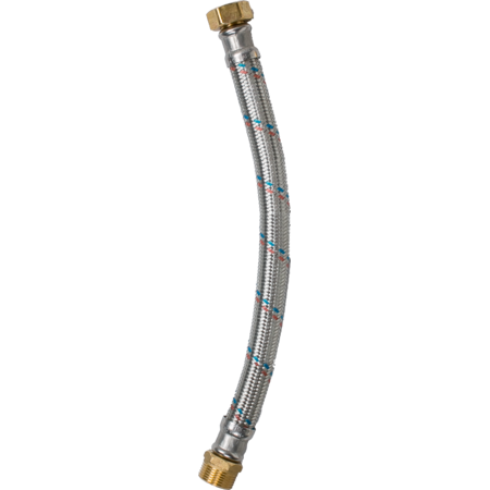 Flexible connecting hose, l = 300 mm, female/male  thread 3/4"