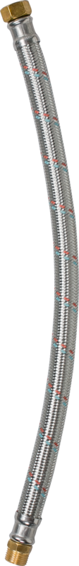 Flexible connecting hose, l = 500 mm, female/male  thread 3/4"