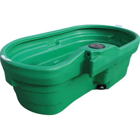 Pasture Water Trough, oval, 400 l, without float valve, 40 cm height