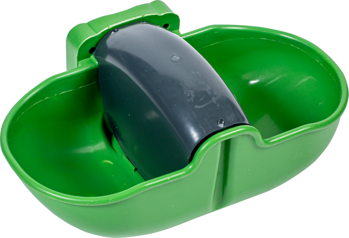 Float Valve Bowl Compact Mod. 2, double drinker, solid plastic bowl