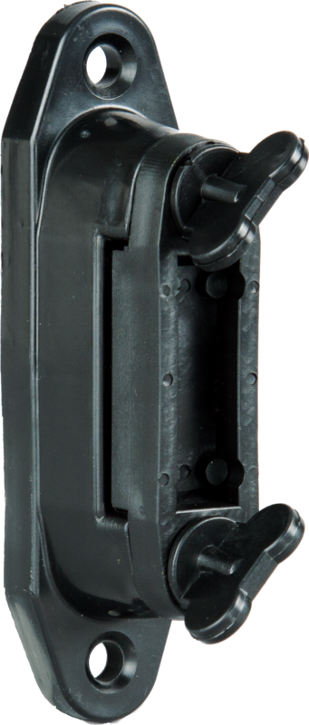 Isolateur de blocage en plastique noir pour rubans jusqu'à 40 mm, les 3