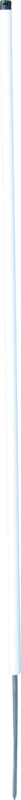 Kunststoffpfahl 1,06 m rund, weiß,d=19mm verz. Einzelspitze (10 Stück / Pack)