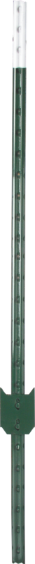 Piquet en T, acier laqué vert, 2,40 m (cloture 2,00 m), la palette de 200