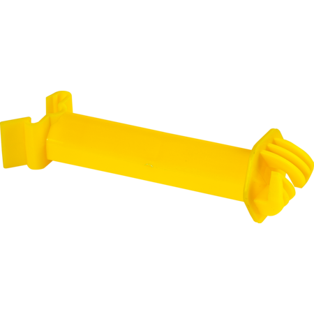Offset Insulator for T-posts, yellow (qty 25)