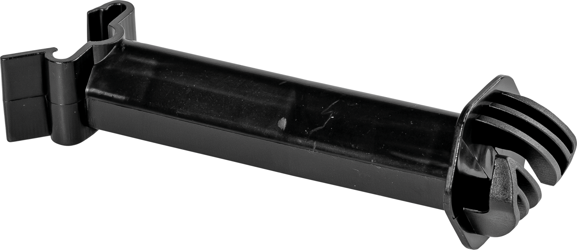 Afstandsisolator voor T-paal, zwart voor draad / kunststofdraad tot 6mm (25 stuk/ pak)