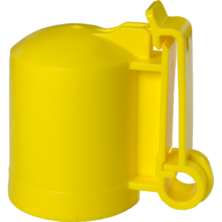 Cap Insulator for T-posts, yellow (qty 10)