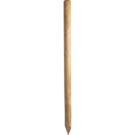 Houten paal, 1,50 m, impregnatie, gepunt, d = 7 cm