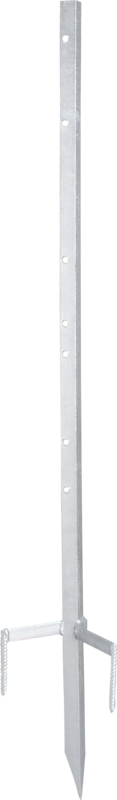 Super piquet cornière robuste pour cloture mobile jusqu'à 0,90 m de hauteur
