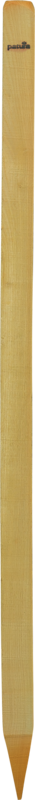 Robinienpfahl, vierkant, 1500x60x60 mm gesägt, gefast, 4-fach gespitzt, sägerau