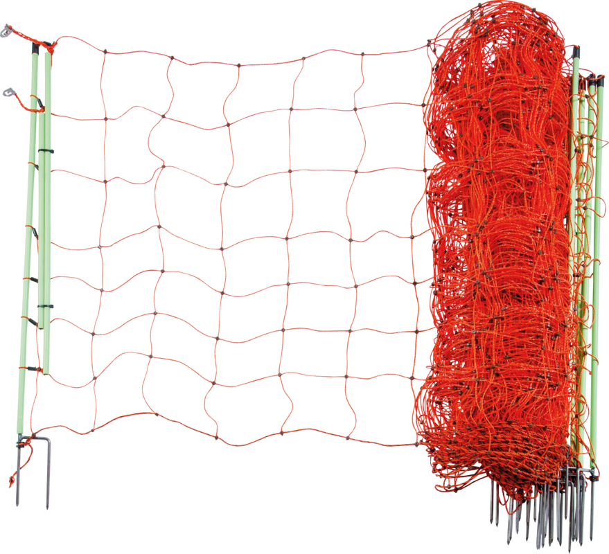 Electric Fence Netting "plus/minus" 90 cm high, with double spike, 50 m