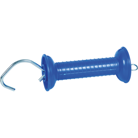 Gate Handle with Tension Spring, hook, blue