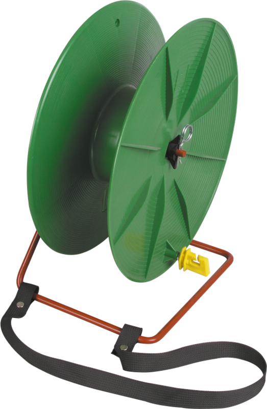 Polytape Reel with support and neck strap