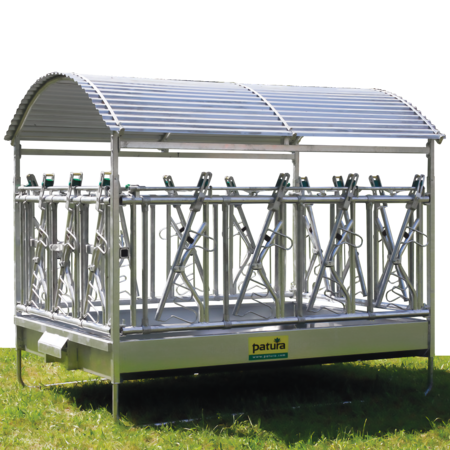 Big Bale Feeder with Safety Self- Locking Feed Front, 2.85 x 2.05 m