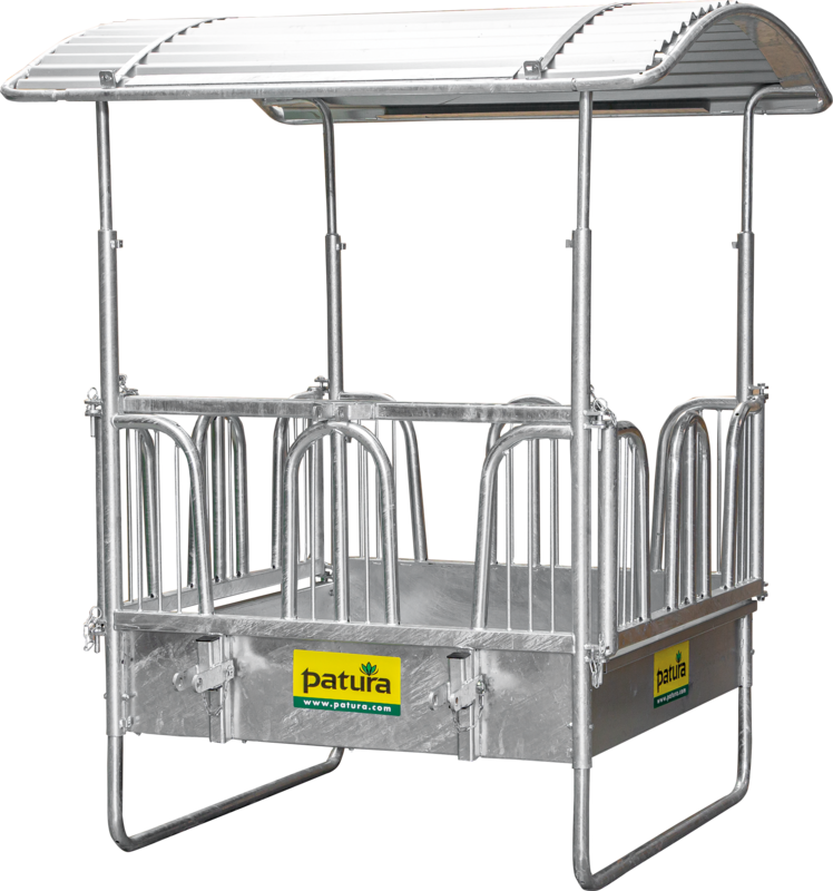 Rectangular Feeder with Safety Tombstone Feed Front, 8 feed spaces