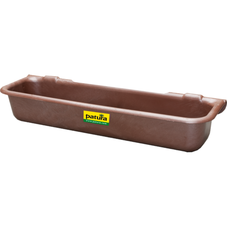 Plastic Long Trough, 120 l for hanging on tubing up to 2''