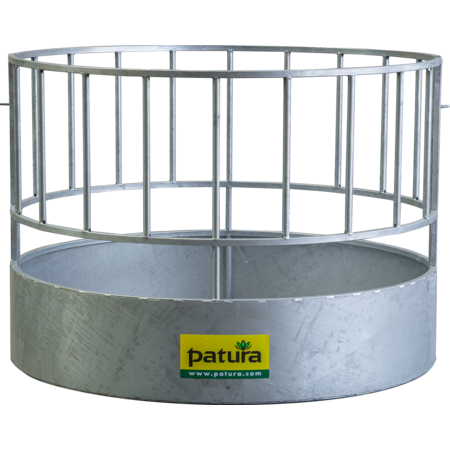 Circular Feeder for sheep, 20 feed spaces, galvanised, 2-part