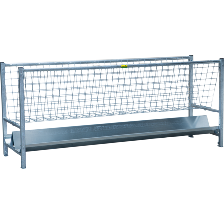 Aisle Rack for sheep, L=2,46m adjustable in height, with through with bag of screws