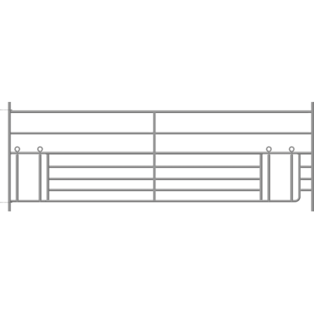 Steckfix Hurdle with double Lamb Creep Section, width 2.75 m, height 0.92 m