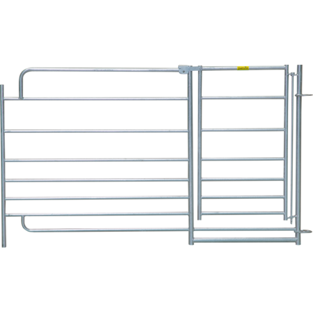 Steckfix-Hurdle XL with Gate 1.83 m, 8 tubes, height 1.10 m