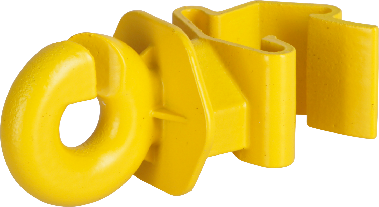 Ring Insulator for T-posts yellow (qty 25)