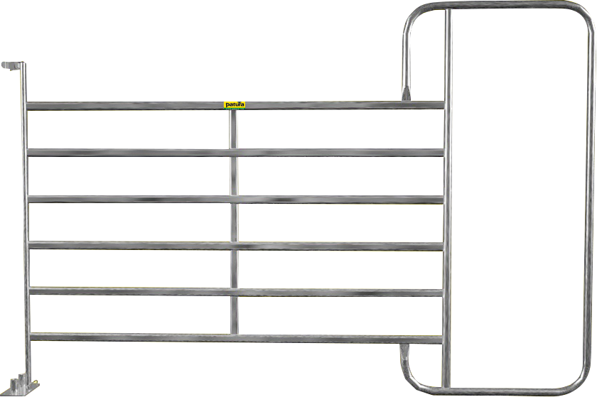 Panel with Alley Frame, w=3.05 m, h= 2.10 m, galv.
