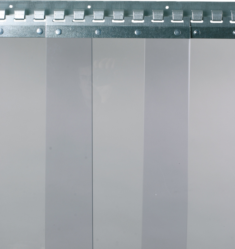 Rail de fixation suspendu en acierl, L= 1.968 mm, 11 plaques de 30cm incluses