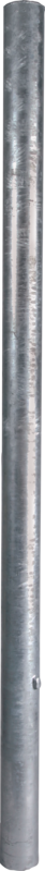 Paal d=102 mm,L= 2,13 m, zonder houder wanddikte 6 mm