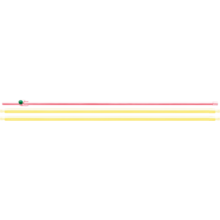 Trägerrohr Nennlänge 3 m, mit Verriege- lungsrohr für Kälberfressgitter Modular