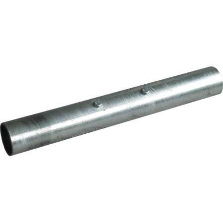 Connecting Tube 520 x 70 mm, with 2 screws M 12 x 80 mm for cubicle divider UNIVERSAL
