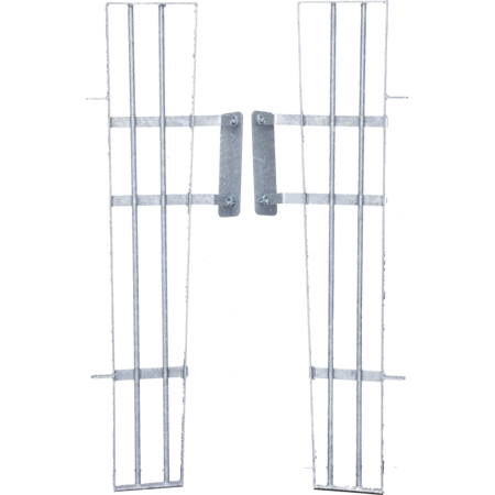 Anschluss für Kälberhütte XL / XXL an Panels 1 Satz = 2 Gitter