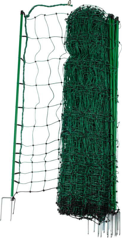 Poultry Netting, green, height 112 cm, with double spike, 50 m